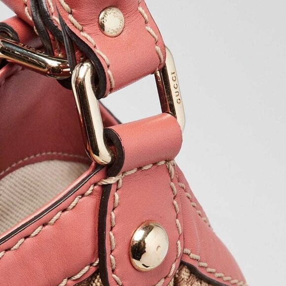 Gucci Beige/Pink Diamante Canvas Medium Sukey Bag - Picture 7 of 11
